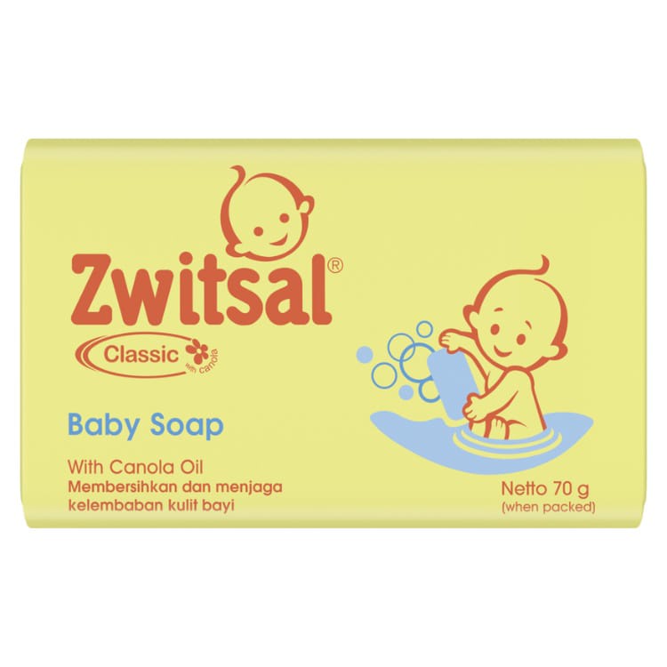 Zwitsal Baby Sabun Batang Classic 70gram