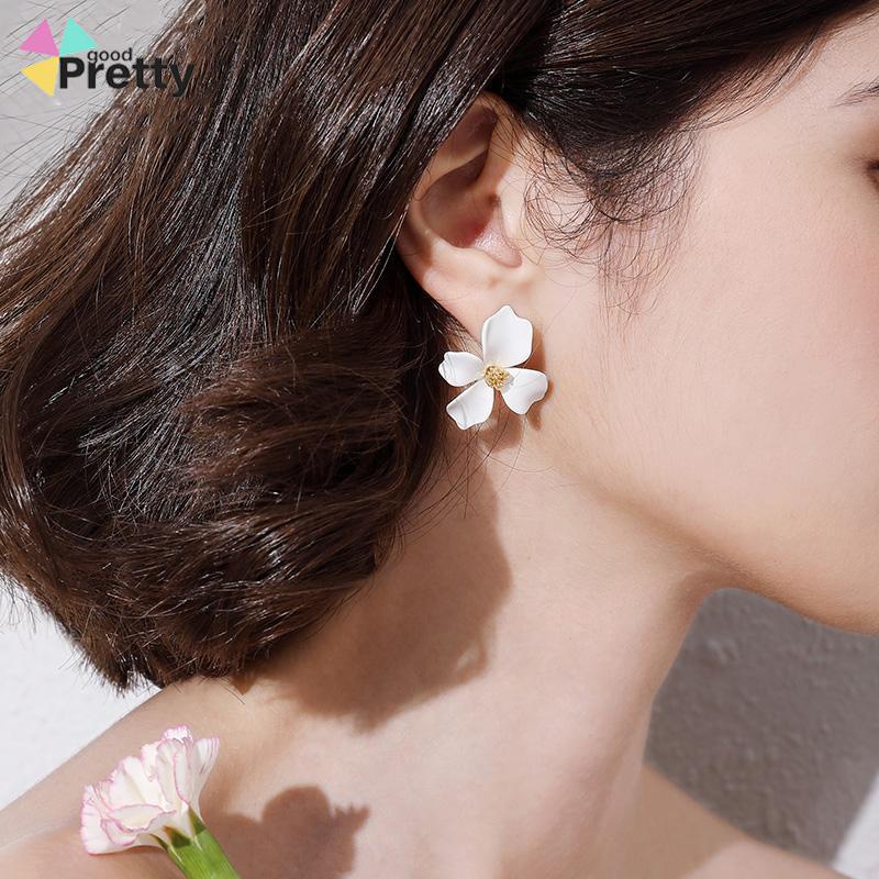 Anting Bunga Besar Korea Fashion Gaya Aksesoris Wanita - PD