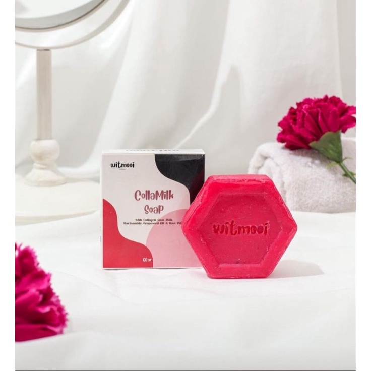 [READY SIAP KIRIM ] Colla Milk Soap by Witmooi Sabun Whitening