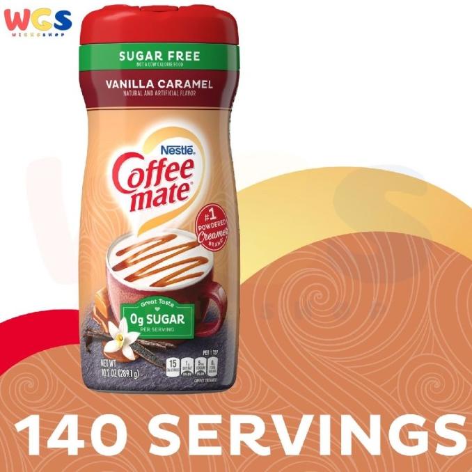

Nestle Coffee Mate Sugar Free Vanilla Caramel Powder Creamer 289.1g
