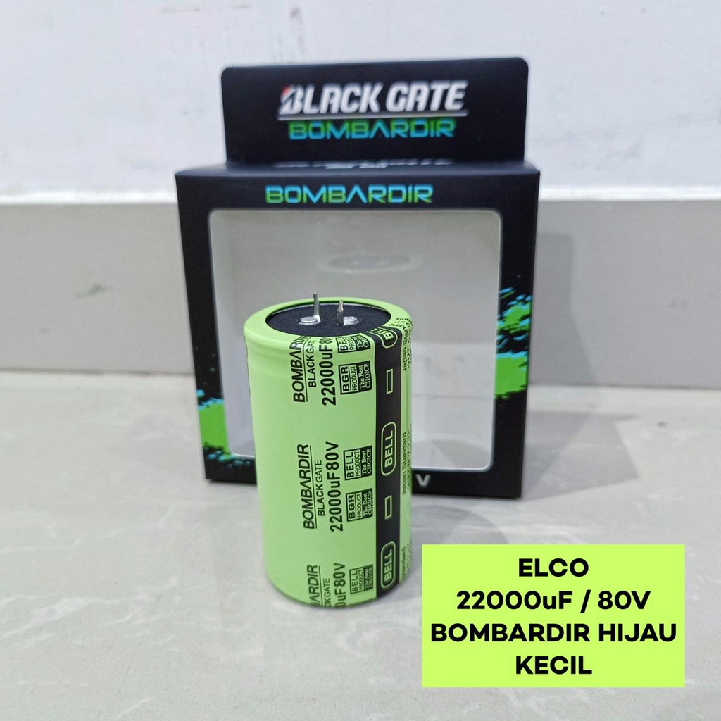 Elco 22.000uf 80V / Elco 22.000uf 80V Bombardir Kecil BELL BGR Original