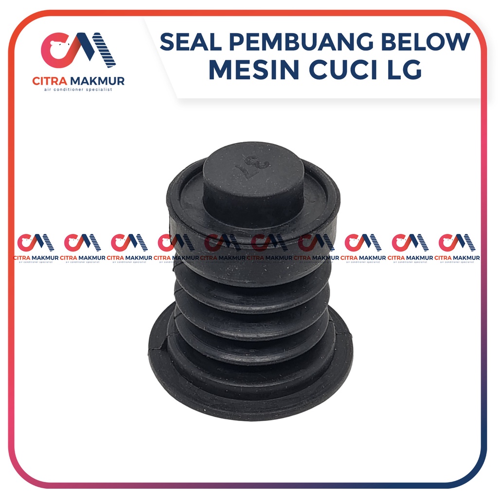 Seal Below LG Karet Pembuangan Mesin Cuci Dua Tabung Klep Drain WP 1460 10 12 14 16 kg Buang Air