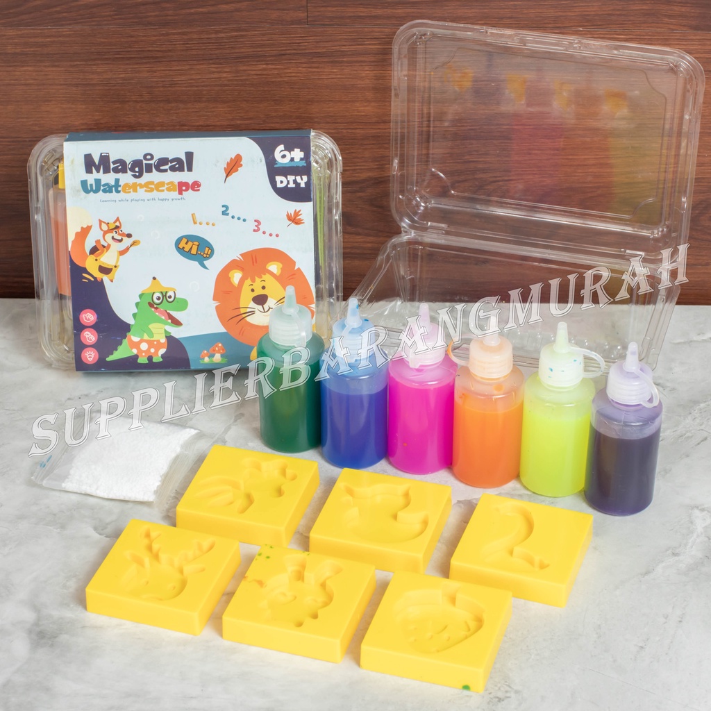 Mainan Magical Waterscape Cetakan Jelly DIY HM0501