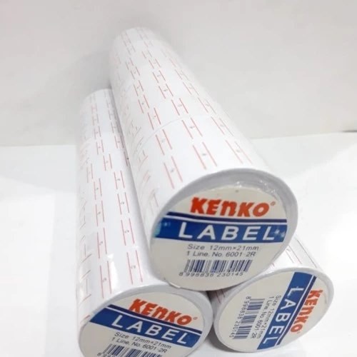 

Kenko Price Label / Label Harga 6001-2R (1 Line)
