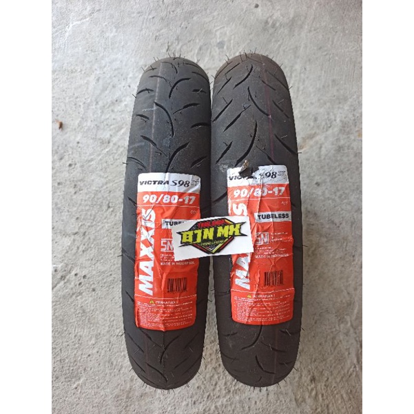 ban maxxis victra 90 80 ring 17 tubeless