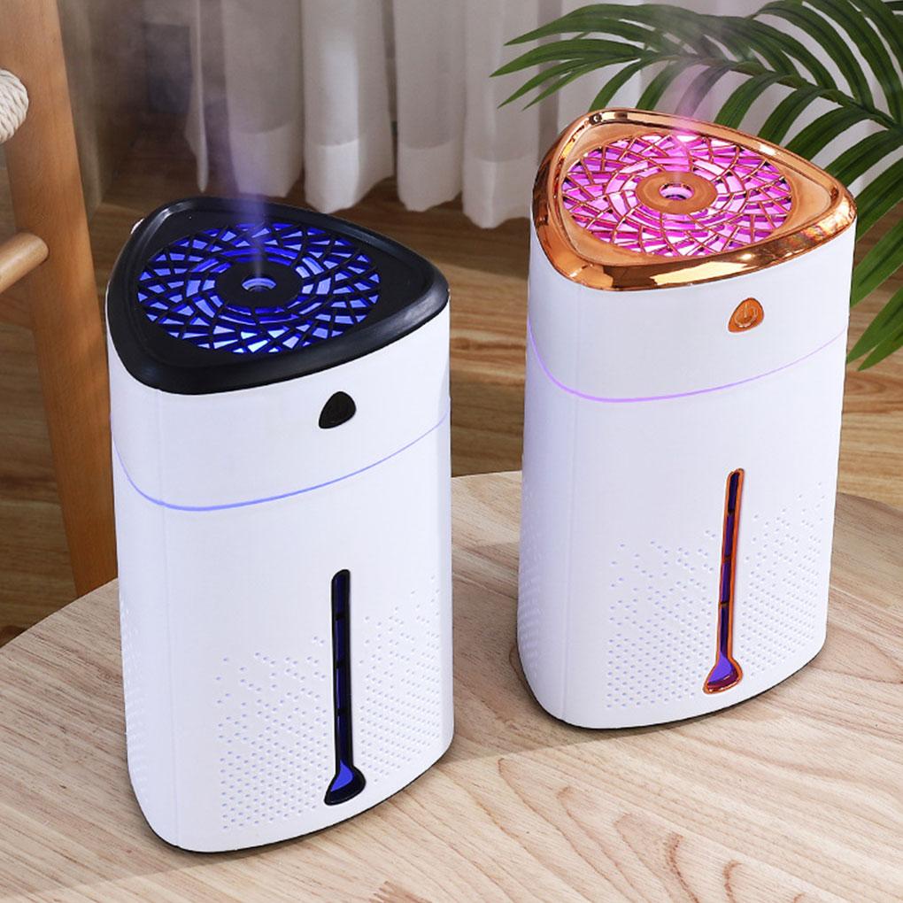 1000ml Air Humidifier USB Aroma Atmospheres Light Mist PP Desktop Essential Oil Rumah Diffuser Pelembab Alat Penyemprotan