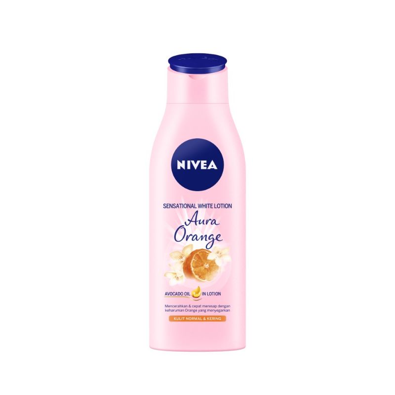 NIVEA Body Care Sensational Body Lotion 200ml | Cherry Blossom &amp; Jojoba Oil | Aura Orange | Radiant Rose