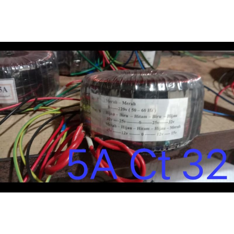 TRAFO TOROID 5A CT 32v-25v
