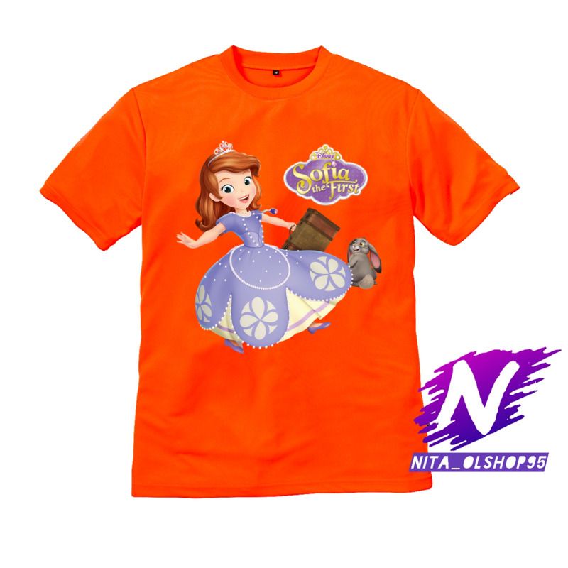 baju anak kaos anak putri sofia the first