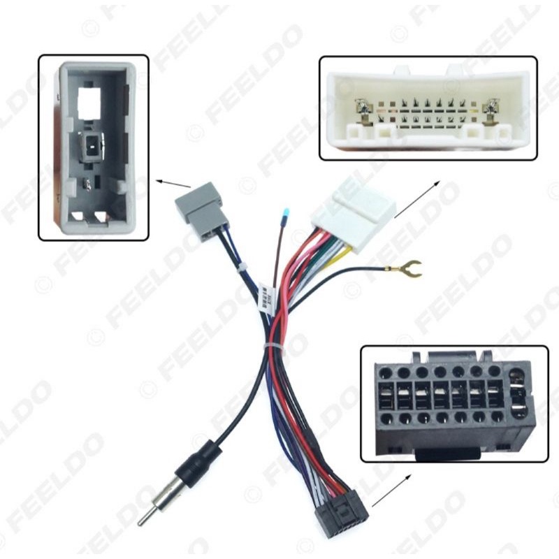 Kabel Soket PNP Head Unit Android NISSAN LIVINA / NISSAN UNIVERSAL