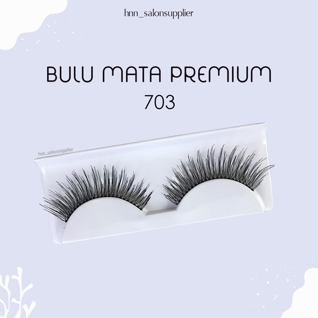 703 Bulu Mata Palsu Handmade Fake Eyelash Eye Lashes Lash Artifivial Belle Eyelashes