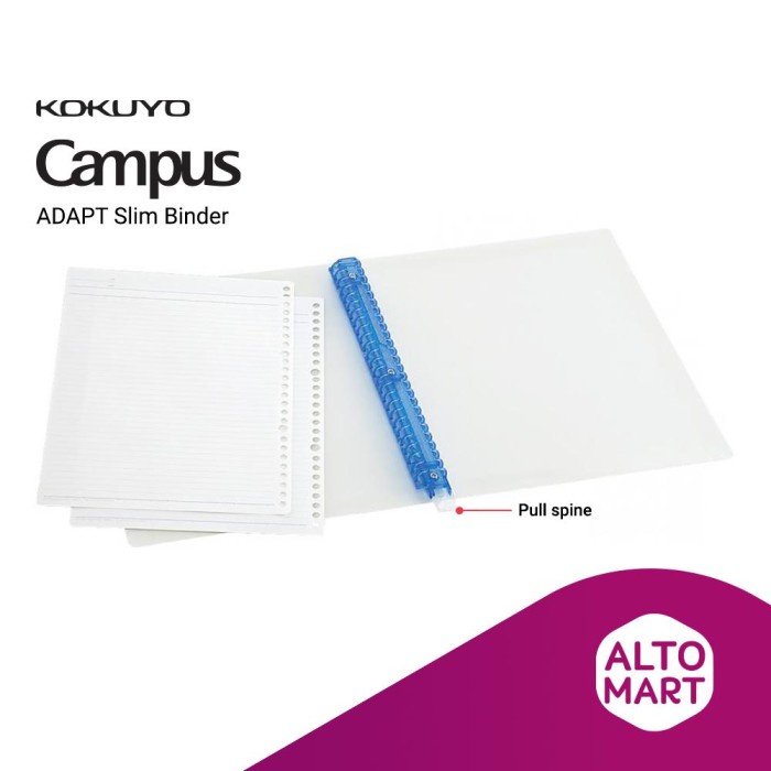 

KOKUYO CAMPUS ADAPT SLIM RING BINDER B5 LOOSE LEAF NOTEBOOK