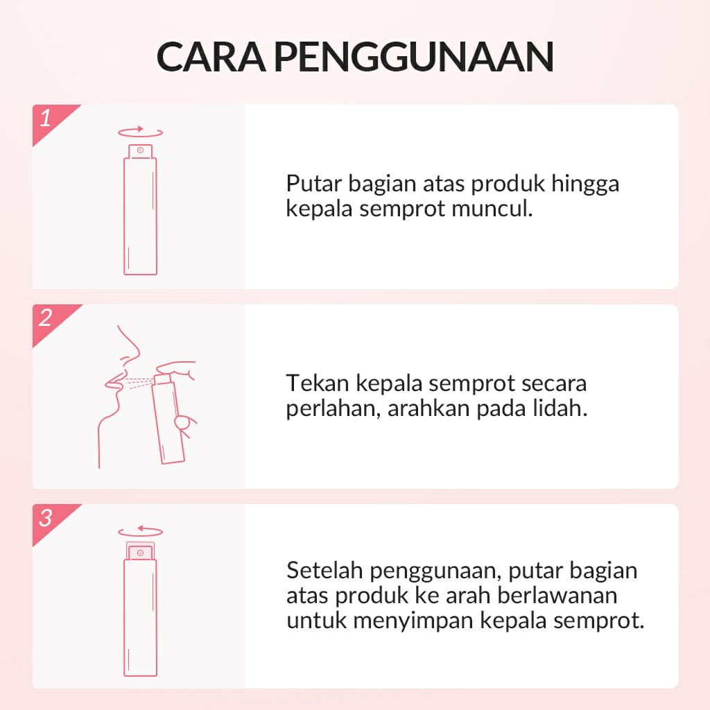 BIOAQUA Probiotic Refreshing Mouth Spray 10ml Parfum Mulut / Pengharum Mulut / Penyegar Mulut