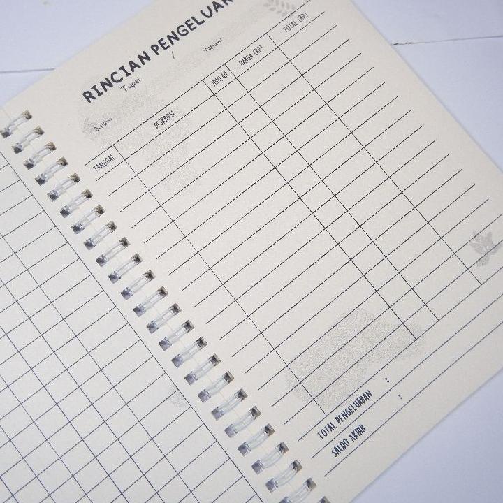 

[H[17 ❤] Buku Kas Kelas A5/ Notebook A5 Jilid Spiral-bisa cod