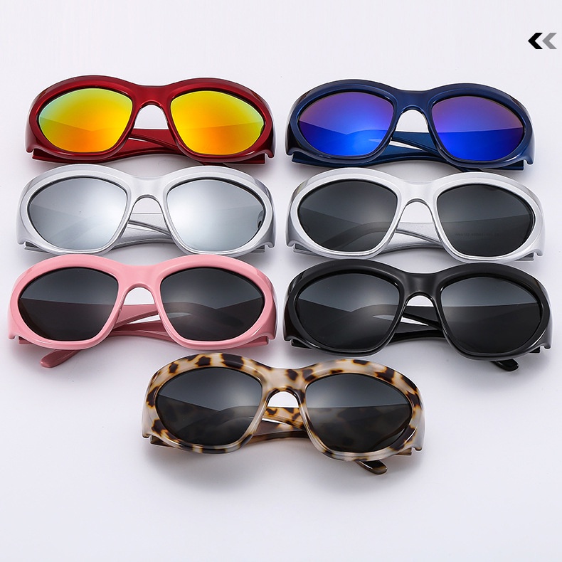 Aesthetic Shades Sunglasses UV400 Untuk Wanita/Pria Eyeglasses Colour
