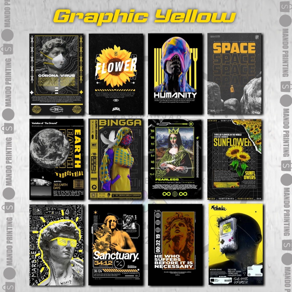Poster Dinding Aesthetic Isi 24 Poster A5 A6 Graphic |  Poster Dinding | Poster Aesthetic | Poster K