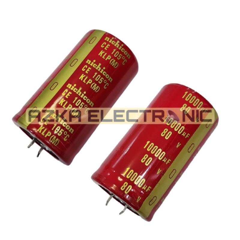 Elco Nichicon 10000uF 80V Merah