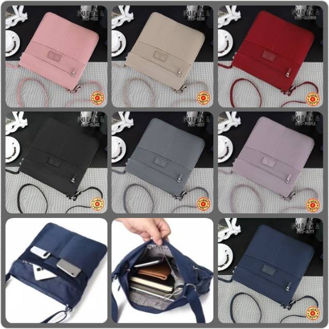 BIG PROMO GUDIKA Bag 5123 - Tas Fashion Branded Ori Selempang bahu Cewek Kekinian Wanita Import Korea Original Terbaru Bahan Nilon Anti Air Waterproof