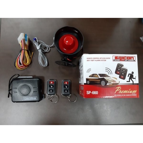 ALARM MOBIL MERK SILICON #A2 OTOMOTIF #ORIGINAL