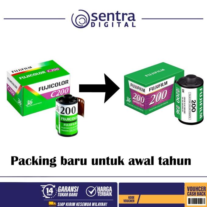 Roll film negatif Fujifilm Fujicolor C200 135/36 ASA 200