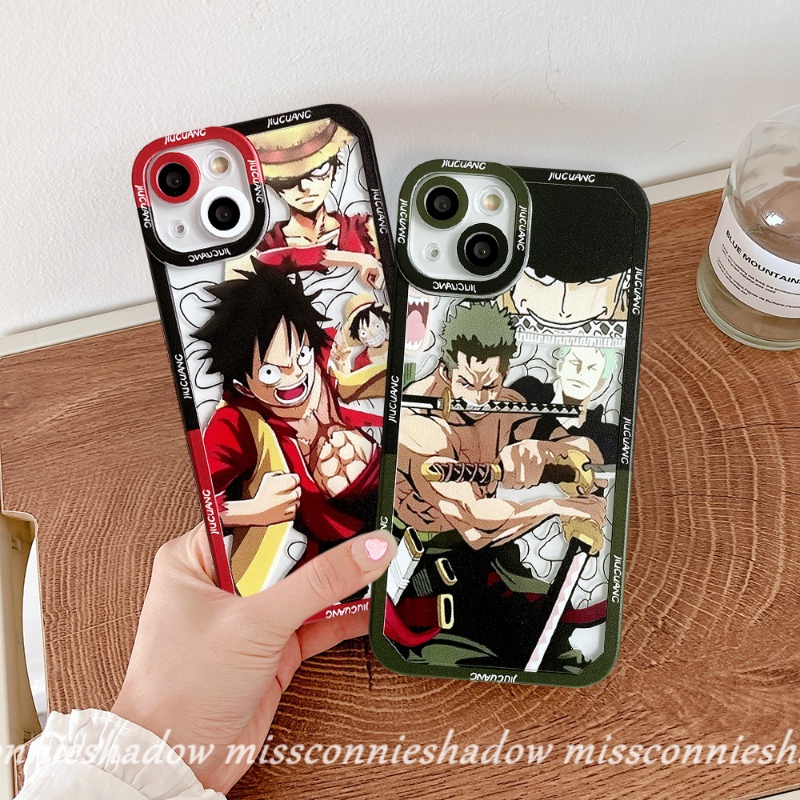 Realme 9Pro+ 8i 9i 9i 9 6i 8 8Pro 5i 5s C35 C25 C12 C25Y C30 C20 C15 C11 C21 C31 C25s C21Y C3 C20A GT Anime Kartun Keren One Piece Luffy Sauron Soft TPU Case