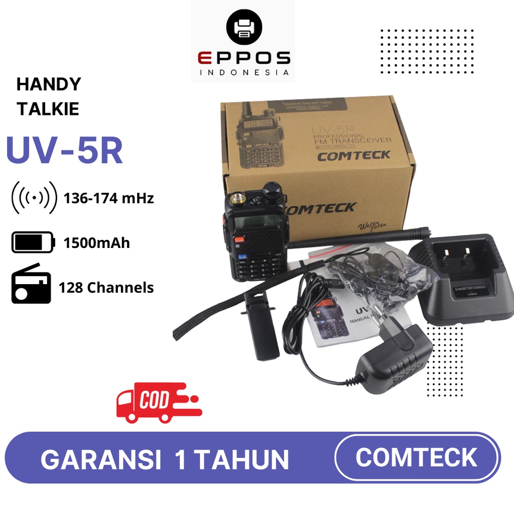 UV5R HT COMTECK GARANSI 1 Tahun
