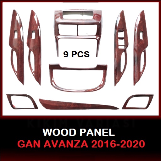 WOOD PANEL ALL NEW AVANZA 2016-2020 9PCS