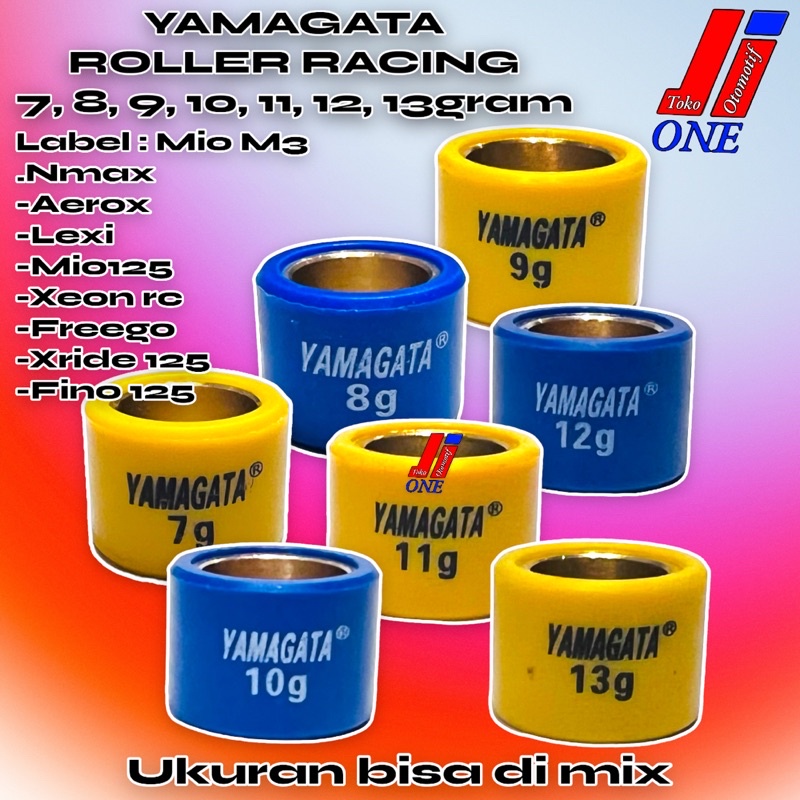 Roller Racing Nmax Aerox Lexi Mio M3 Mio 125 Xeon Rc Xride 125 Fino 125 Freego Size 7-13grm Yamagata