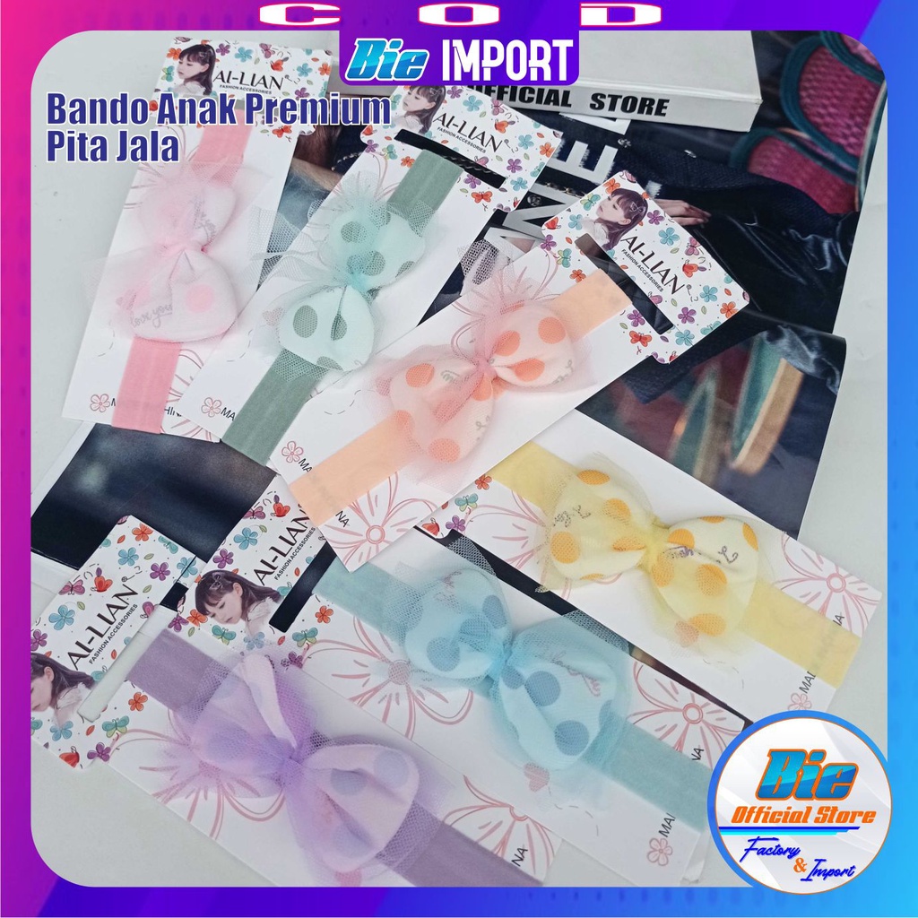 Bandana Anak Pita Premium Limited Edition Impor Best Seller