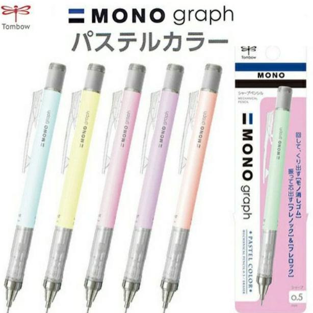 

MECHANICAL PENCIL TOMBOW MONO GRAPH PASTEL COLOR 0.5MM TERLARISS...,,,,,