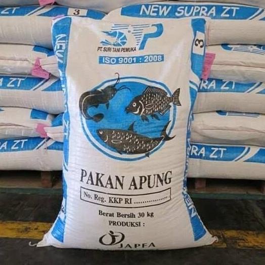 PELET SUPRA ZT MAKANAN IKAN/ PAKAN IKAN/ LELE NILA GURAME 20 KG & 30KG