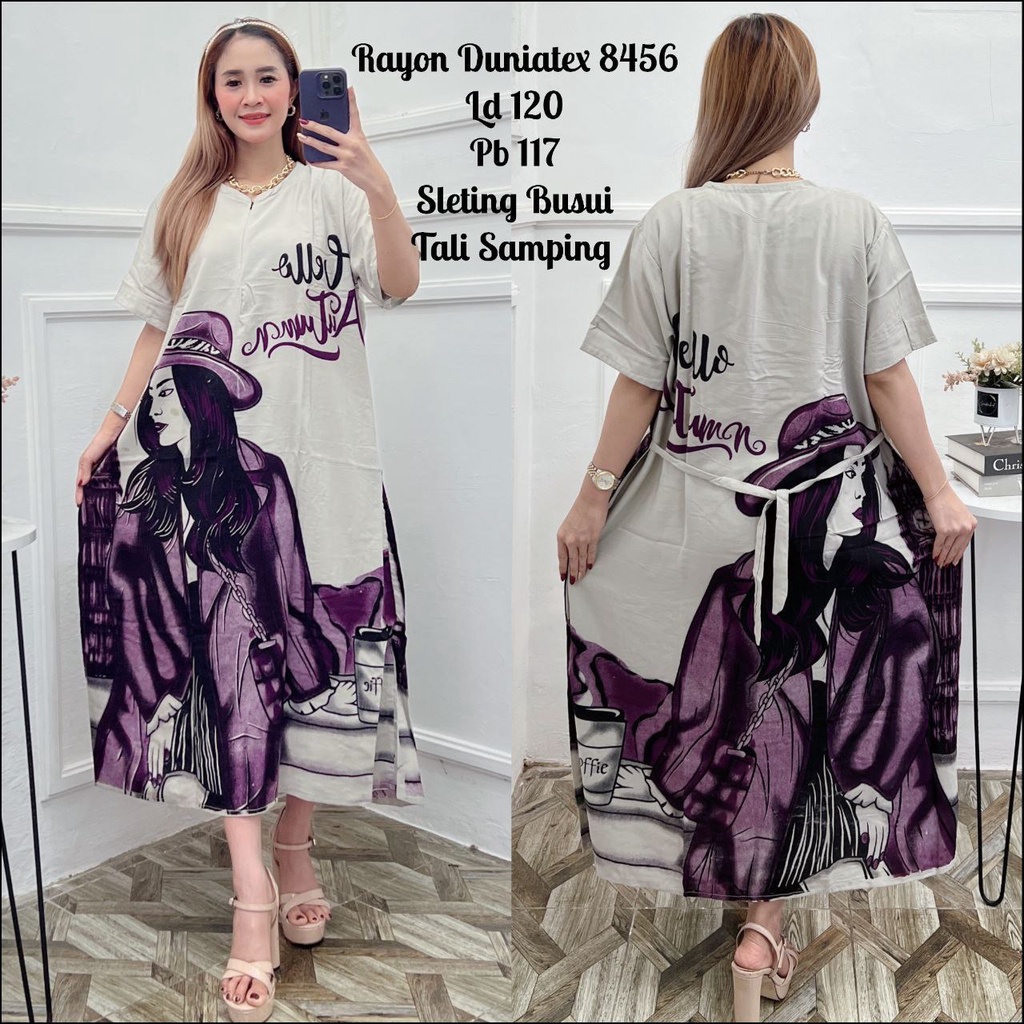 SOFIA DREES MOTIF ANTUM DASTER KEKINIAN VIRAL DASTER RAYON JUMBO LD 120