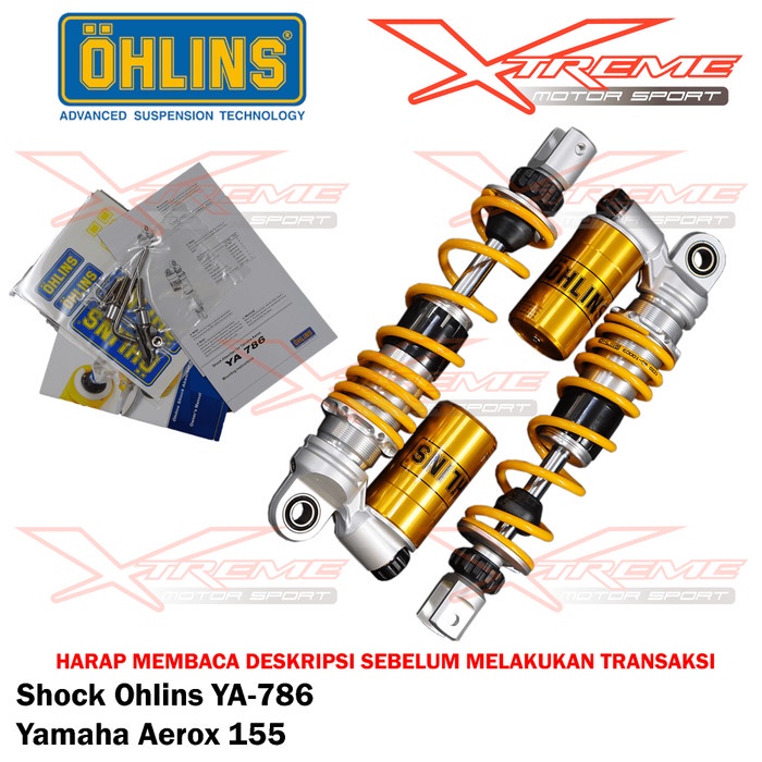 Shock Ohlins Yamaha Aerox 150Cc Ya 786 Garansi 3Th #Original