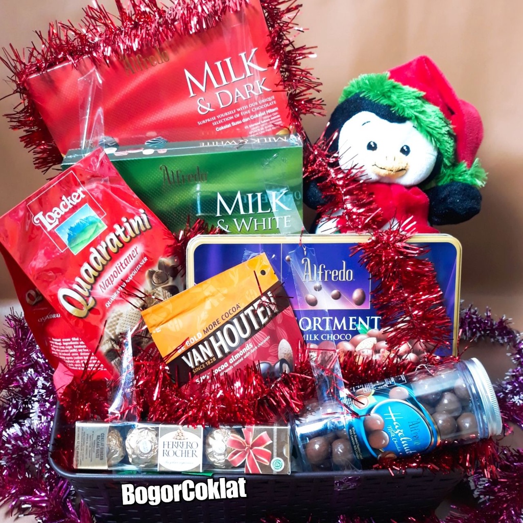 PARCEL NATAL 2022 /  KADO NATAL / HADIAH NATAL/ PARCEL COKLAT / PARCEL NATAL 605K