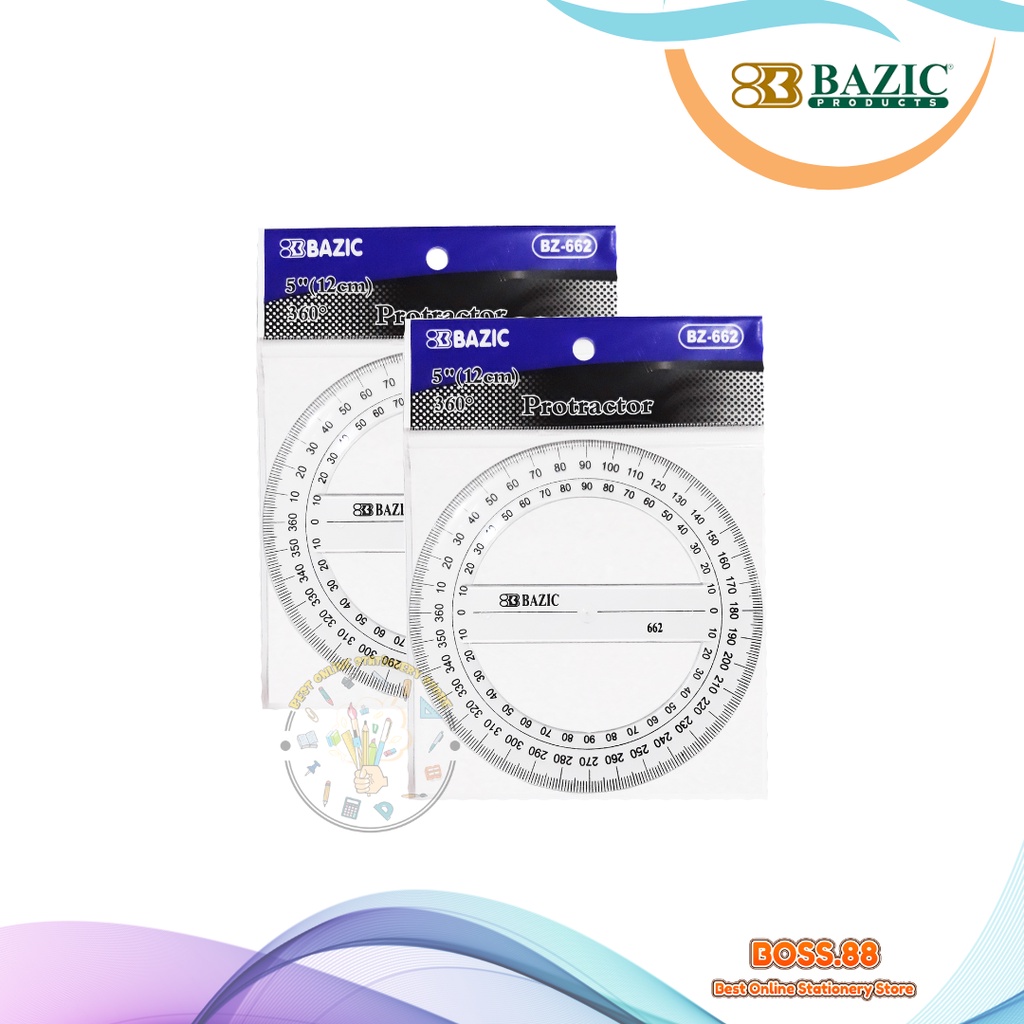 

RULER ARC / BUSUR 360 DERAJAT BAZIC BZ-662 12 CM