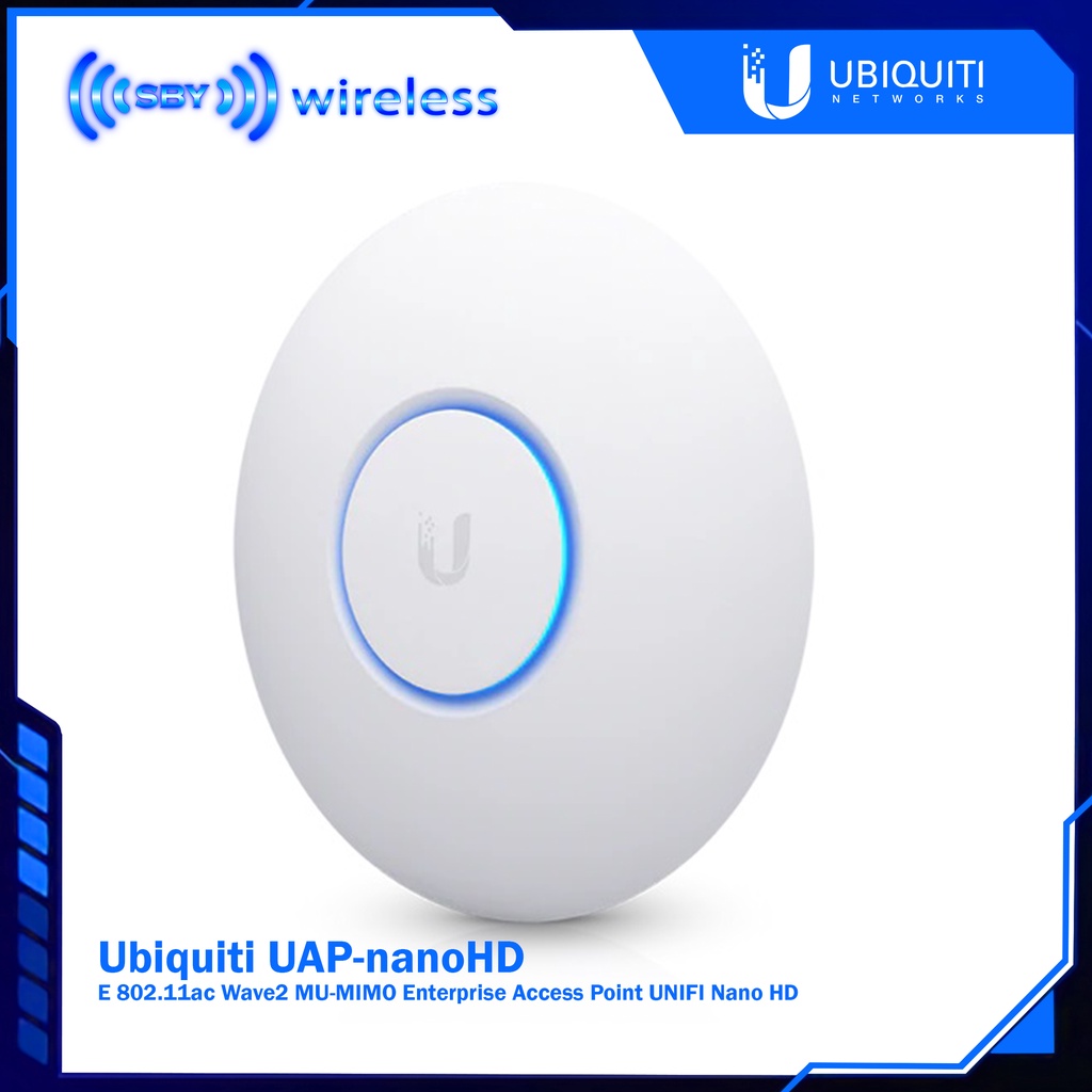 Ubiquiti Unifi UAP-NanoHD-E 802.11ac Wave2 MU-MIMO Enterprise Access Point UNIFI Nano HD