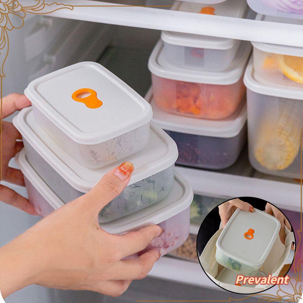 Preva Food Container Portable Dengan Nampan Stackable Toples Kulkas