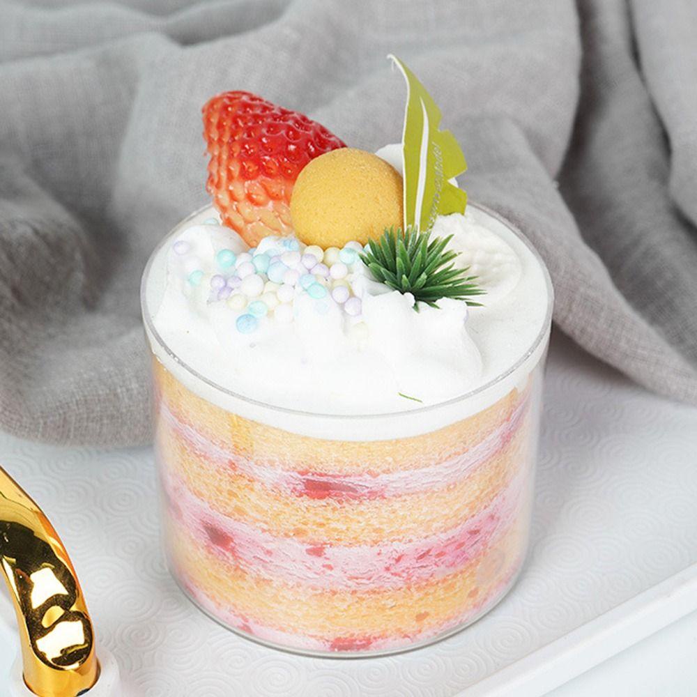 Chookyy Buah Artificial Cupcake Mainan Etalase Toko Ornamen Dekorasi Desktop Model Dessert Makanan