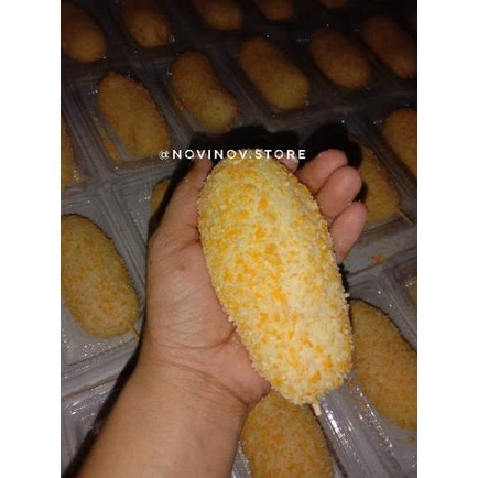 

Terbaru CORNDOG MOZARELLA UKURAN BIG (min pembelian 2pcs) korean food/makanan Korea/Frozen food/Moreng