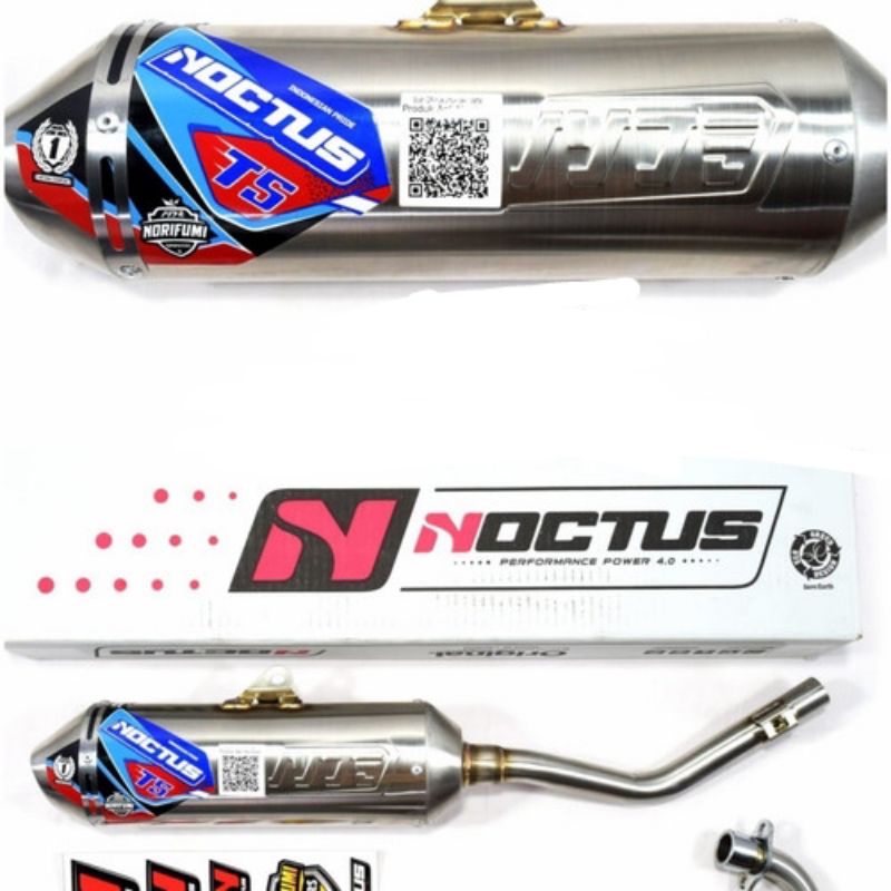 Knalpot Kenalpot Muffler Norifumi Stainless NOCTUS T5 STD NORIFUMI ORI, KNALPOT T5 YAMAHA WR 155 NOC