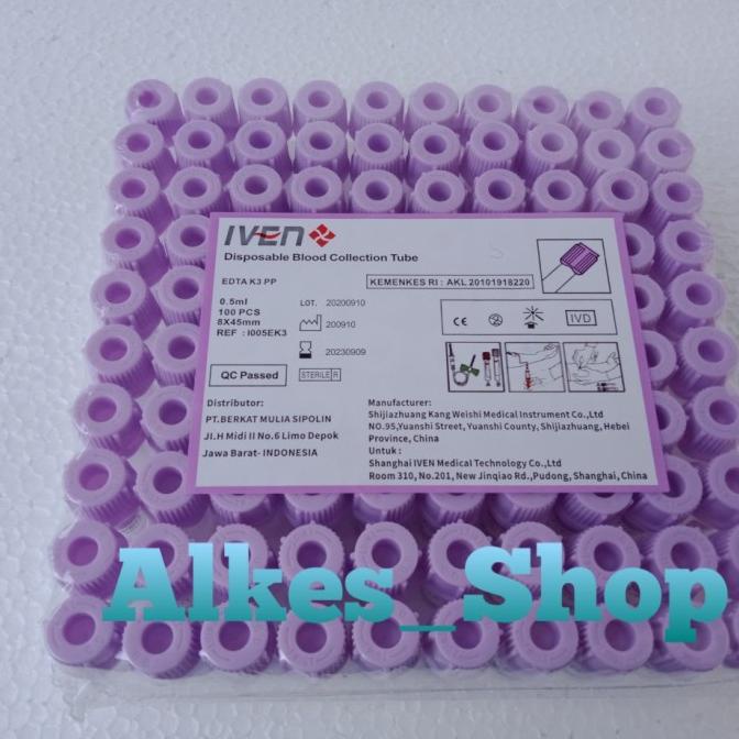 tabung EDTA 0.5 ml | Tabung Microtainer EDTA 0.5ml