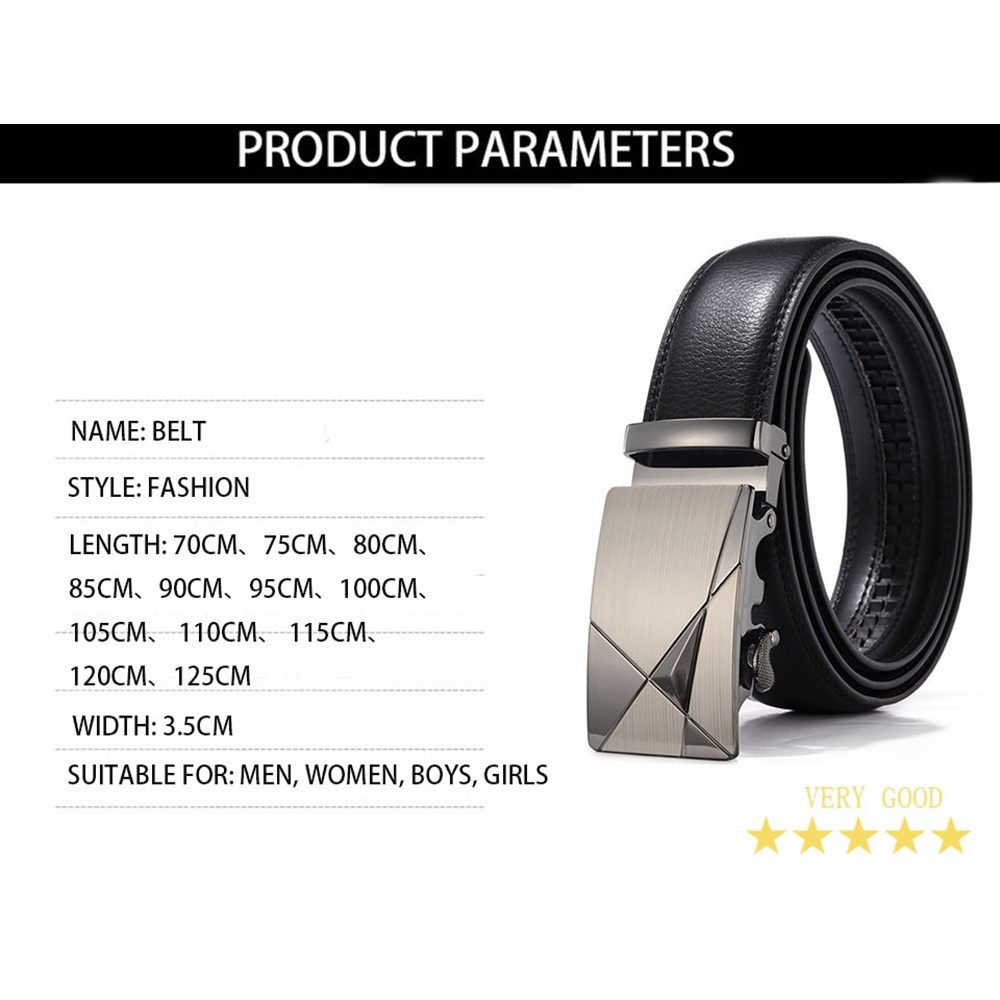 Mens Fashion Belts Semi Kulit Hitam – BELT 787