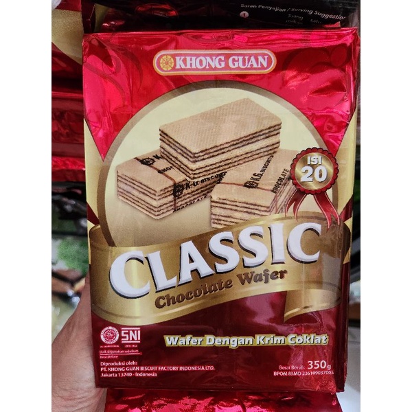 

Classic Wafer Khong guan 350gr