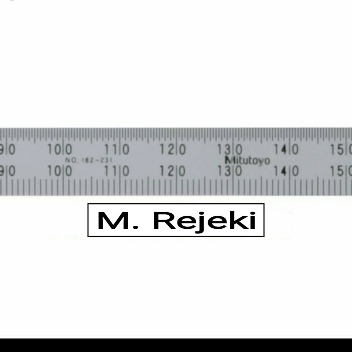 

Matr Penggaris Mitutoyo 30Cm 182-231 Stainless Steel Full Flexible Rulers .