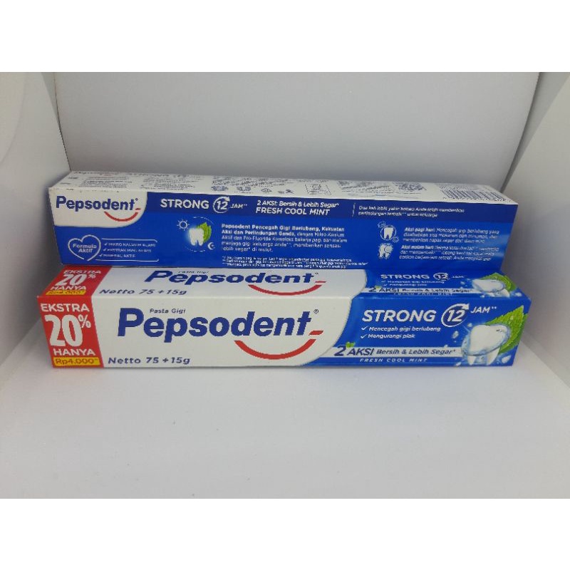 PEPSODENT STRONG 75+15 Gram / PEPSODENT STRONG TAHAN 12 JAM