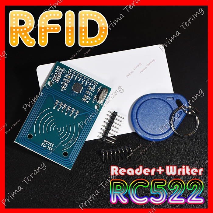 Jual MFRC-522 RFID 522 Reader Writer Module Card Keychain RC522 MF ...