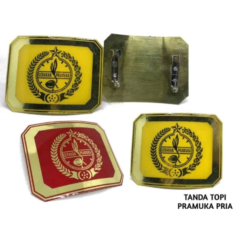 tanda topi baret/emblim baret pramuka