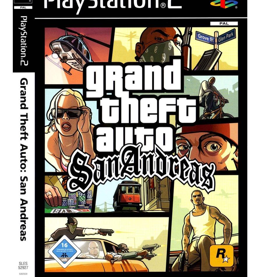 ((I-8-O ➸> KASET CD DVD GAME PS2: GTA SAN ANDREAS terviral