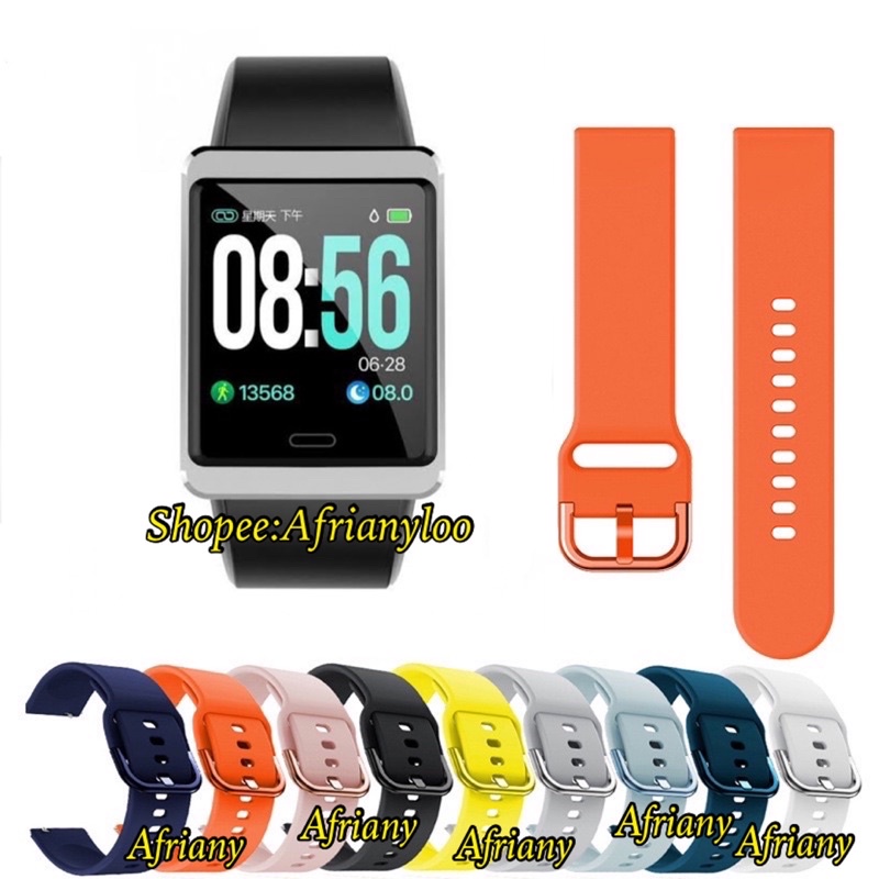 Strap Smartwatch Y13 Tali Jam Tangan Rubber Colorful Buckle Model Active