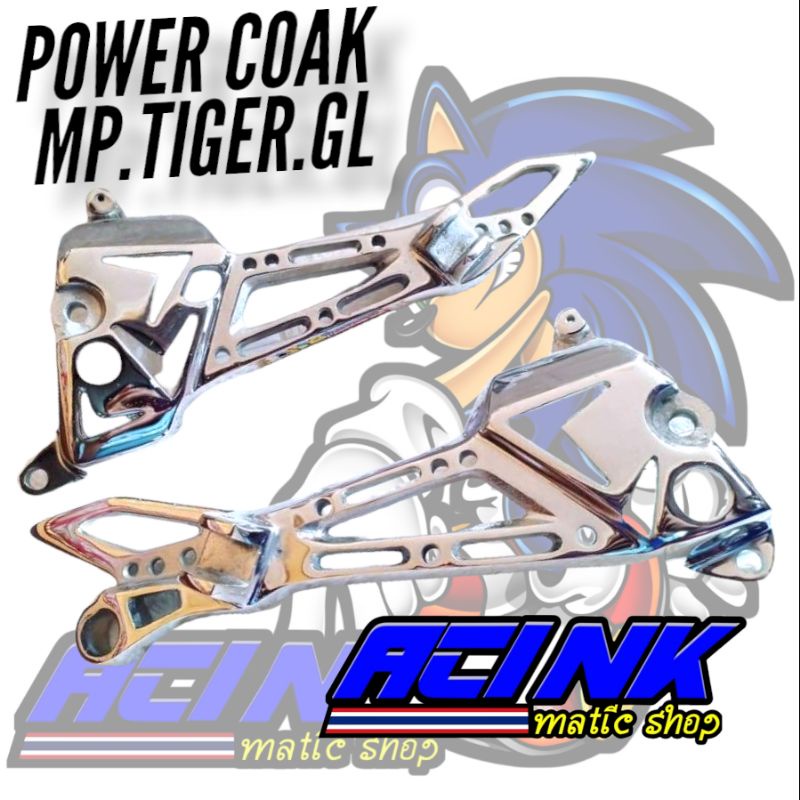 Footstep Power Coak Custom Honda Megapro Mp Gl Pro Max Tiger Cb Power Bostep Step Megapro Gl